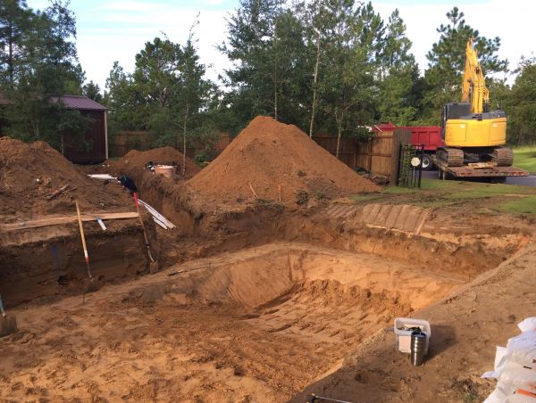 Pool Site Excavation in Niceville